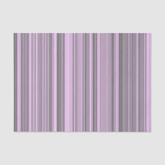 Papel De Seda Rayas grises moradas (Anverso)