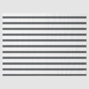 Papel De Seda Rayas grises y blancas