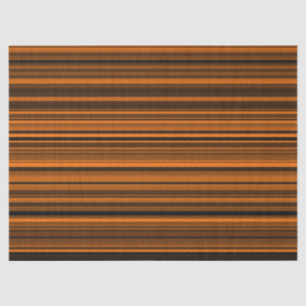 Papel De Seda Rayas Marrones Negras Naranjas