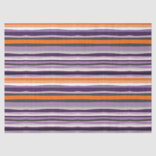 Papel De Seda rayas naranja púrpura