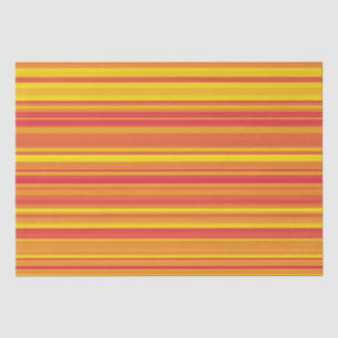 Papel De Seda Rayas Naranjas Rojas Amarillas