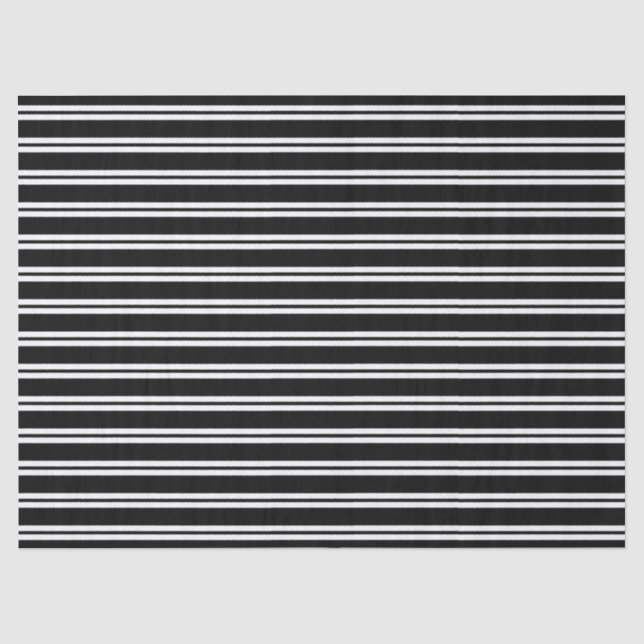 Papel De Seda Rayas Negras (Anverso)