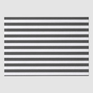 Papel De Seda Rayas negras blancas elegantes mínimas