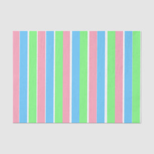 Papel De Seda Rayas Pastel de primavera