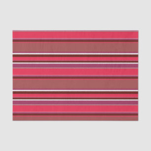 Papel De Seda Rayas rojas