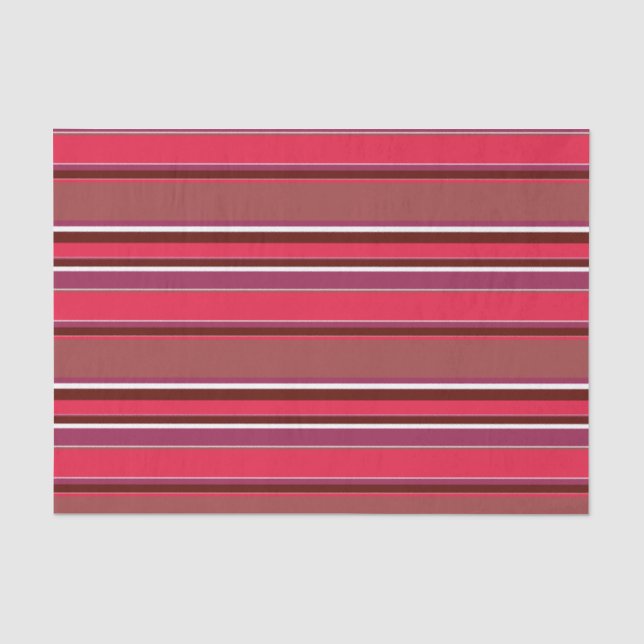 Papel De Seda Rayas rojas (Anverso)