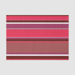 Papel De Seda Rayas rojas
