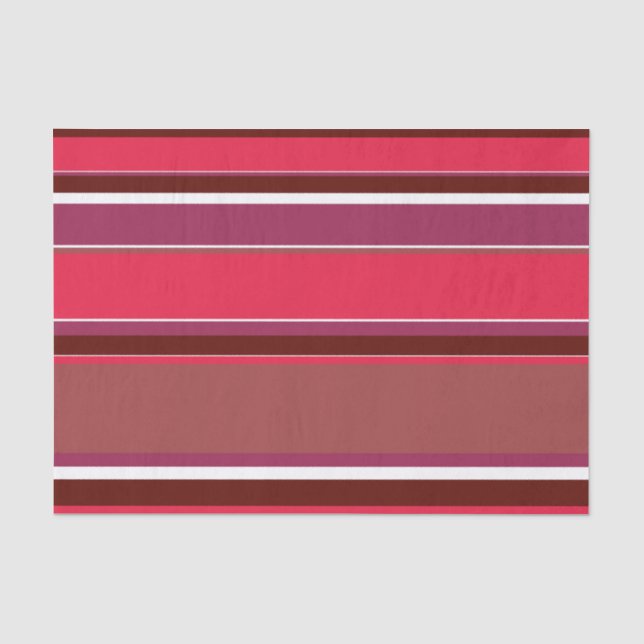 Papel De Seda Rayas rojas (Anverso)