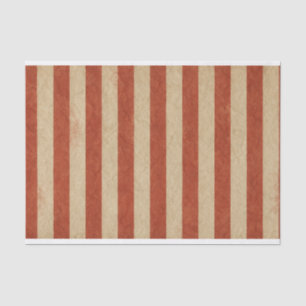 Papel De Seda Rayas rojas onduladas (vertical)