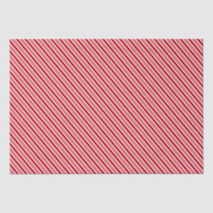 Papel De Seda Rayas rojas y blancas