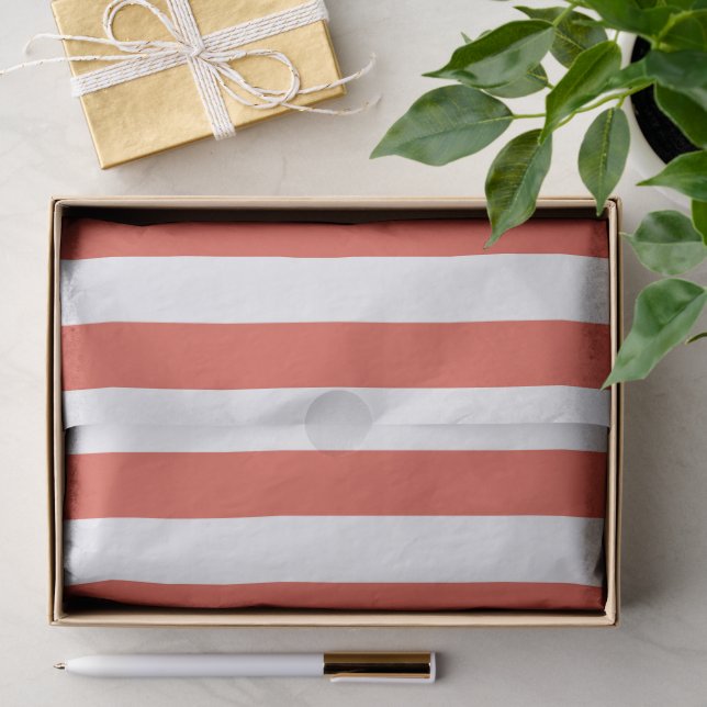 Papel De Seda Rayas Rojas y Blancas de Navidad (Regalo )