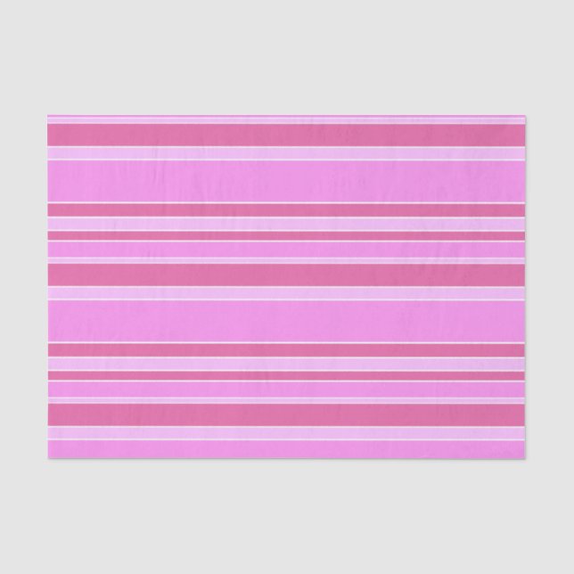 Papel De Seda Rayas rosas (Anverso)