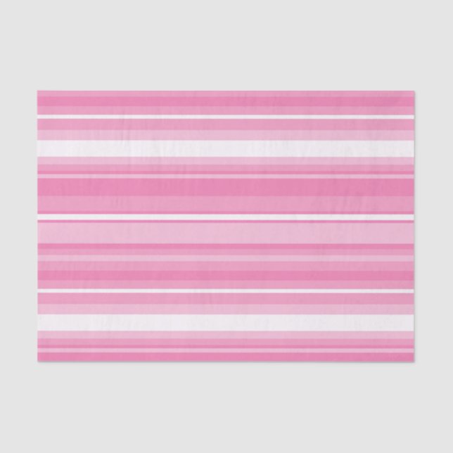 Papel De Seda Rayas rosas (Anverso)