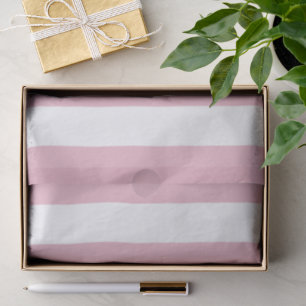 Papel De Seda Rayas rosas, franjas blancas, patrón rayado