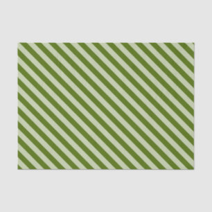Papel De Seda Rayas verdes