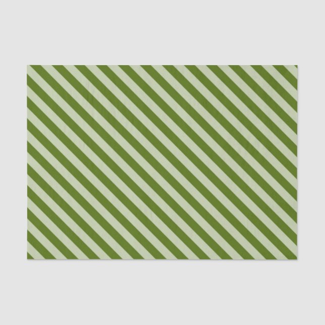 Papel De Seda Rayas verdes (Anverso)