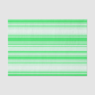Papel De Seda Rayas verdes de primavera