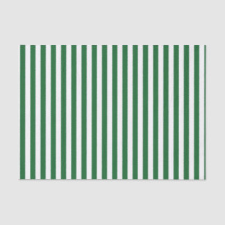 Papel De Seda Rayas verdes y blancas verticales