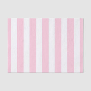 Papel De Seda Rayas Verticales Rosa y Blanco Estilo Chic Desgast