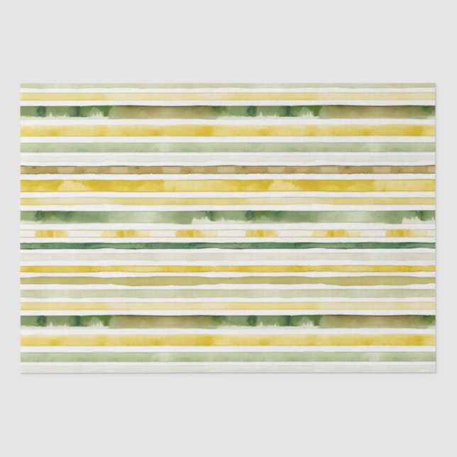 Papel De Seda Rayo amarillo y verde de sol (Anverso)