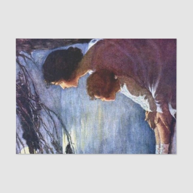 Papel De Seda “Rayos de luna” de Jessie Willcox Smith (Anverso)