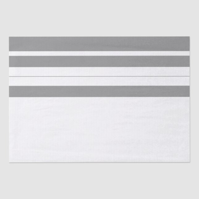 Papel De Seda Rayos grises y blancos (Anverso)