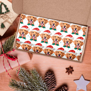 Papel De Seda Raza de perro Retriever Dorado Navidad
