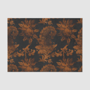 Papel De Seda Real Floral Damask de Halloween