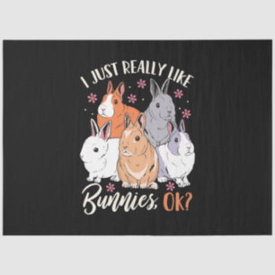 Papel De Seda Realmente Me Gustan Los Conejos.