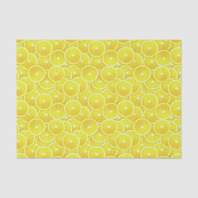 Papel De Seda Rebanadas del limón (Anverso)
