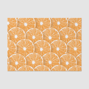 Papel De Seda rebanadas naranjas