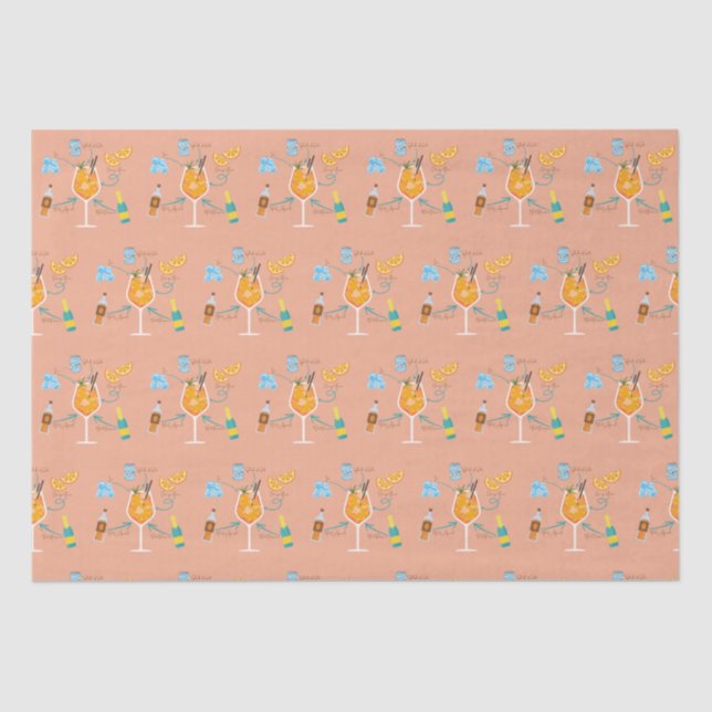 Papel De Seda Receta de Aperol (Anverso)