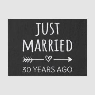 Papel De Seda Recién Casado Hace 30 Años