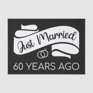 Papel De Seda Recién Casado Hace 60 Años V