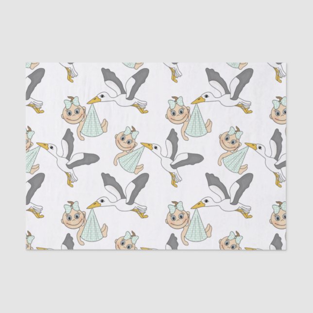 Papel De Seda Recién nacido, papel seda 10lb, blanco (Anverso)