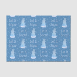 Papel De Seda Recorte de nieve deja que nieve