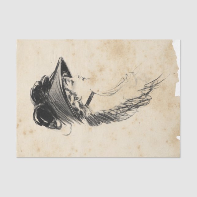 Papel De Seda Recortes de Efímera Serie de Diseño #21 (Anverso)
