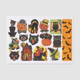 Papel De Seda Recortes de las inconsistencias de Halloween de ép