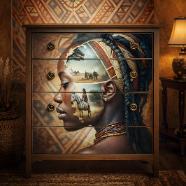 Papel De Seda Recuerdo de cebra Viaje africano Decoupage tranqui