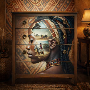 Papel De Seda Recuerdo de cebra Viaje africano Decoupage tranqui
