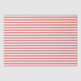 Papel De Seda Red and White Candy Stripe