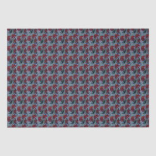 Papel De Seda Red Daisy