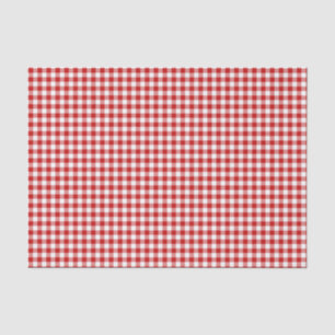 Papel De Seda Red Gingham