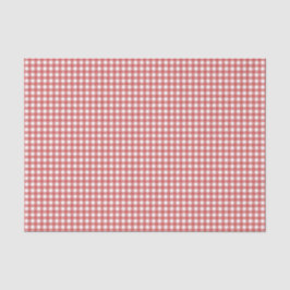 Papel De Seda Red Gingham clásico