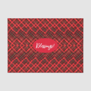 Papel De Seda Red Happy xmas luxe background