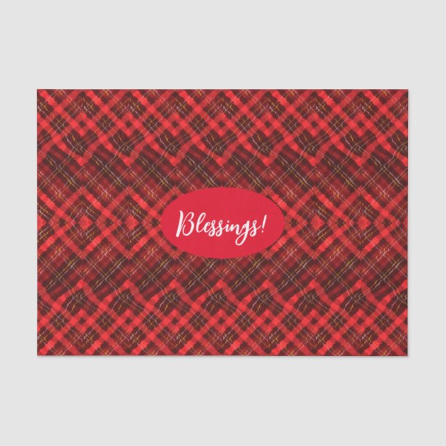 Papel De Seda Red Happy xmas luxe background (Anverso)