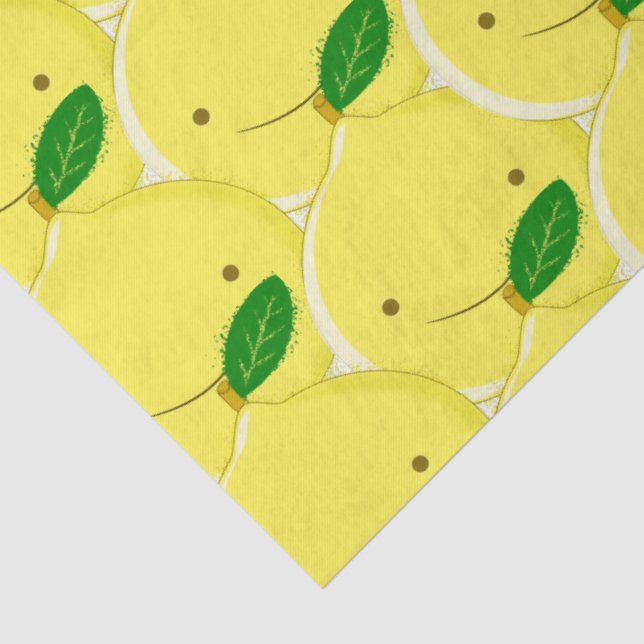 Papel De Seda Red Lemon Pattern (Detalle)