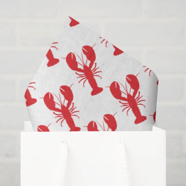Papel De Seda Red Lobster Moderno Travel Fun (Bolsa de regalo)