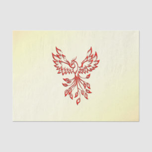 Papel De Seda Red Phoenix Rises