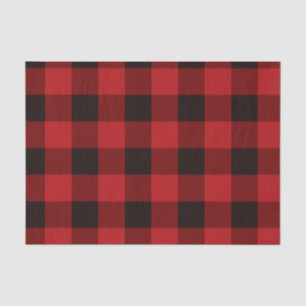 Papel De Seda Red Plaid